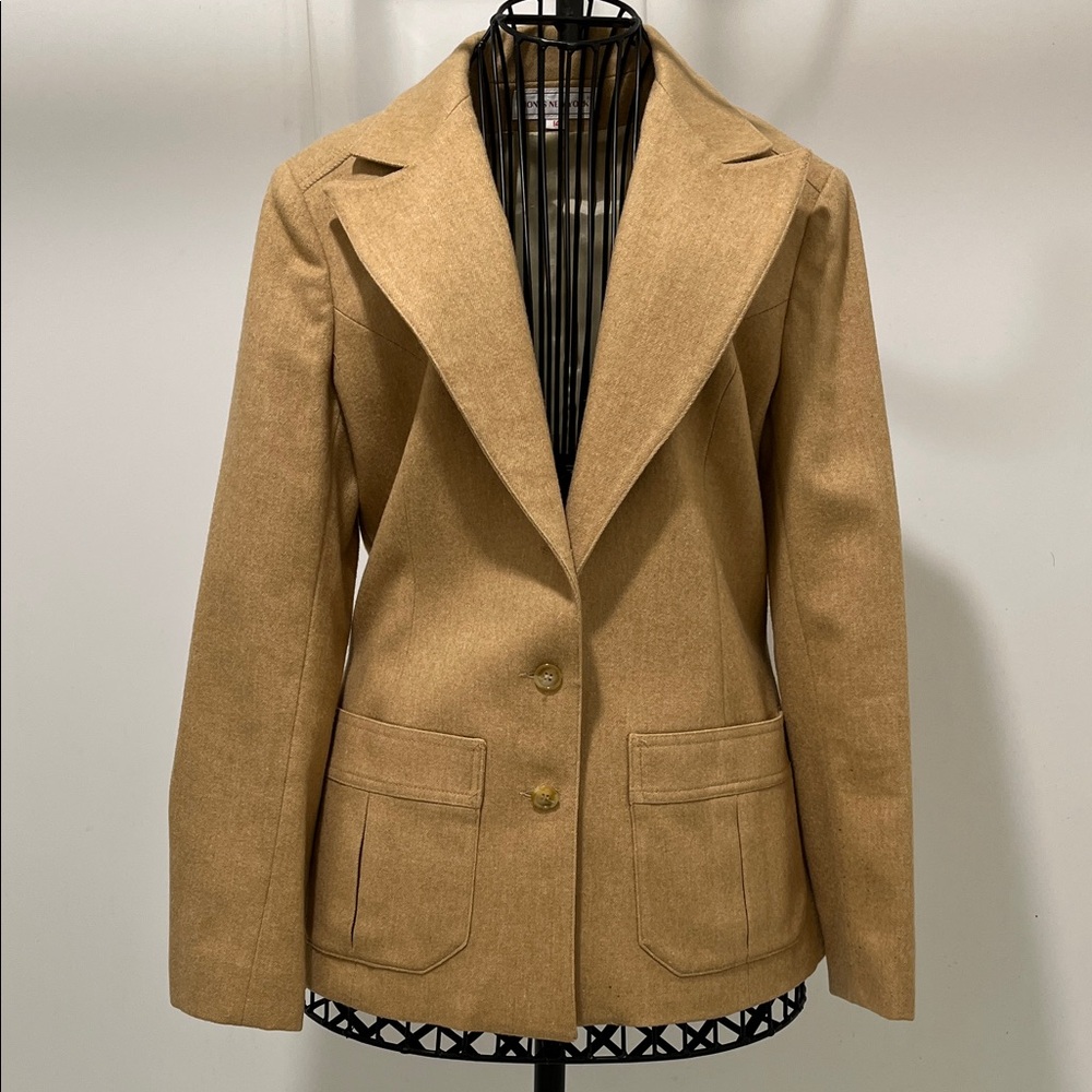 Jones New York Camel Blazer and Culotts pants